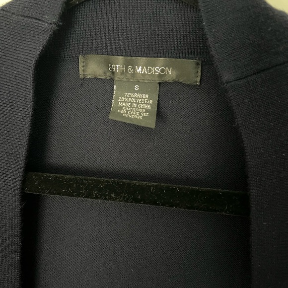 89th & Madison Black Cardigan - Picture 2 of 3